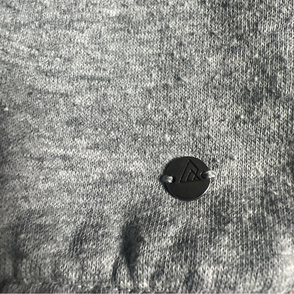 Ripzone  Grey Fleece Full Zip Long Sleeved Cropped Hoodie LARGE - Picture 3 of 8